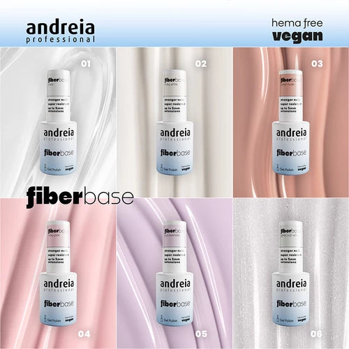 Andreia Fiber Base - Base Coat - Basis gel - Cover Nude 03 - 10,5 ml