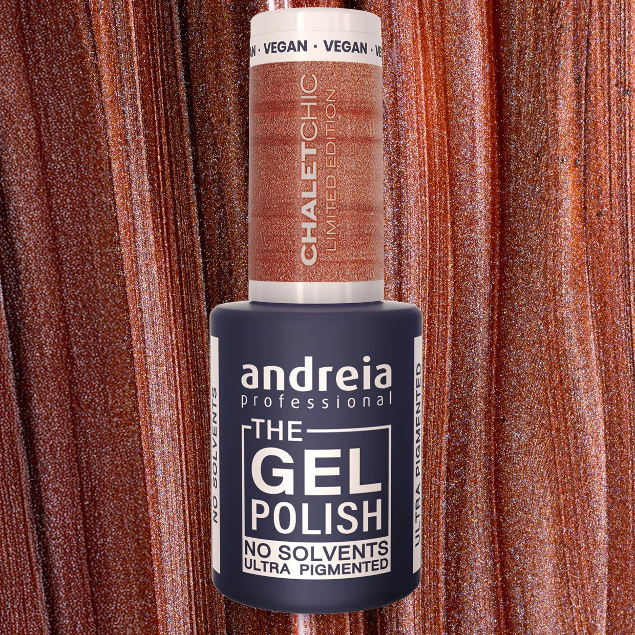 Andreia Gellak - The Gel Polish - Chalet Chic - Metaalbruin CH5 - Vegan - 10,5ml