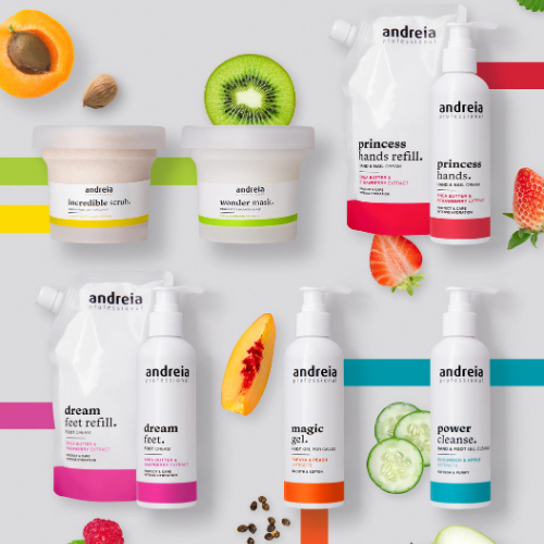 Andreia Professional Incredible Scrub - Zachte Hand- & Voetscrub - met abrikozenpitten, sheaboter en fruitextracten - 200g