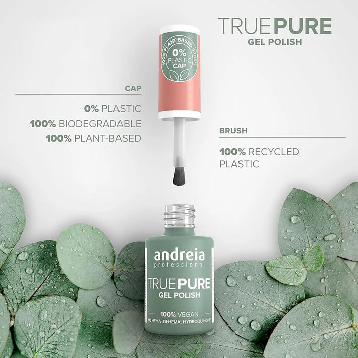 Andreia Gellak - True Pure - BOTERGEEL MET ZACHTE GLANS T54 - Vegan - HEMA vrij - 10,5ml