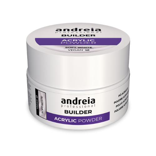 Andreia Professional Acryl Poeder - Soft White - Zacht Wit 20g