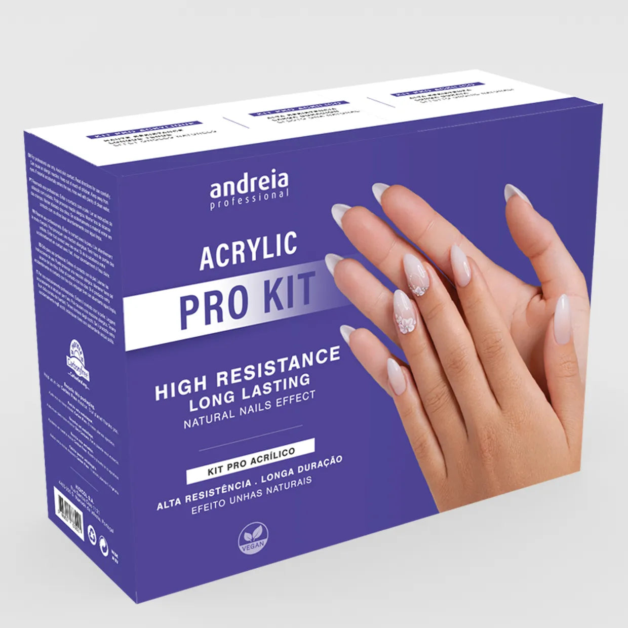 Andreia Acryl Pro Kit - Set van 8 - 1 Kleur ROZE - 1 Kleur Helder