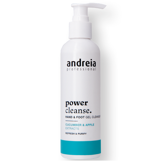 Andreia Professional Power Cleanse - Hand & Voetgel Reiniger - met Komkommer & Appel Extract