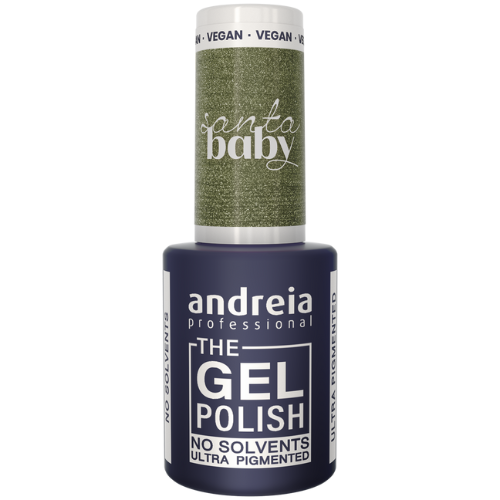 Andreia Gellak - The Gel Polish - Santa Baby - Metallic Olijfgroen SB2 - Vegan - 10,5ml