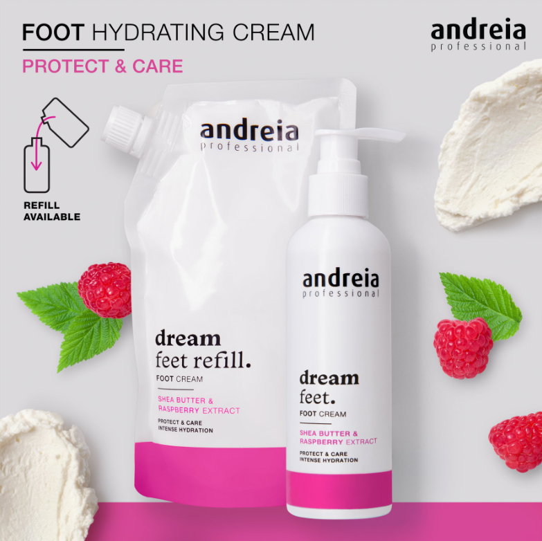 Andreia Professional Dream Feet - Voetcrème met Sheaboter & Frambozen Extract