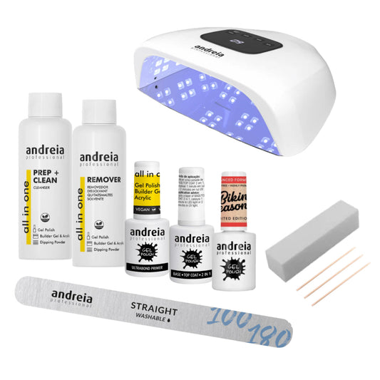 Andreia Starterset met Andreia Pro Revolution Lamp - Set van 11 - Met 1 Gellak Kleurkeuze