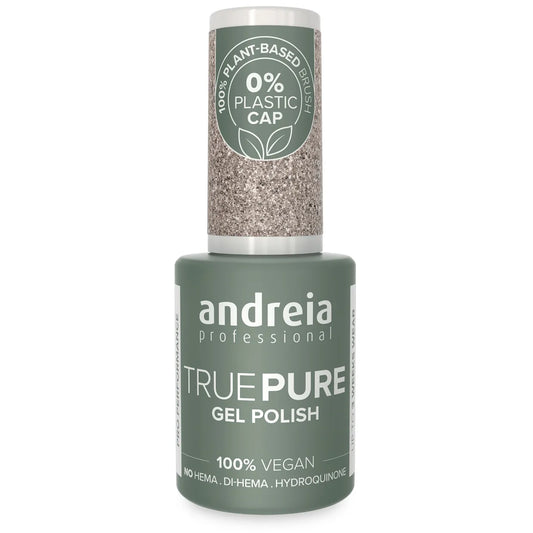 Andreia Gellak - True Pure - ZILVER MET GLITTER T04 - Vegan - HEMA vrij - 10,5ml