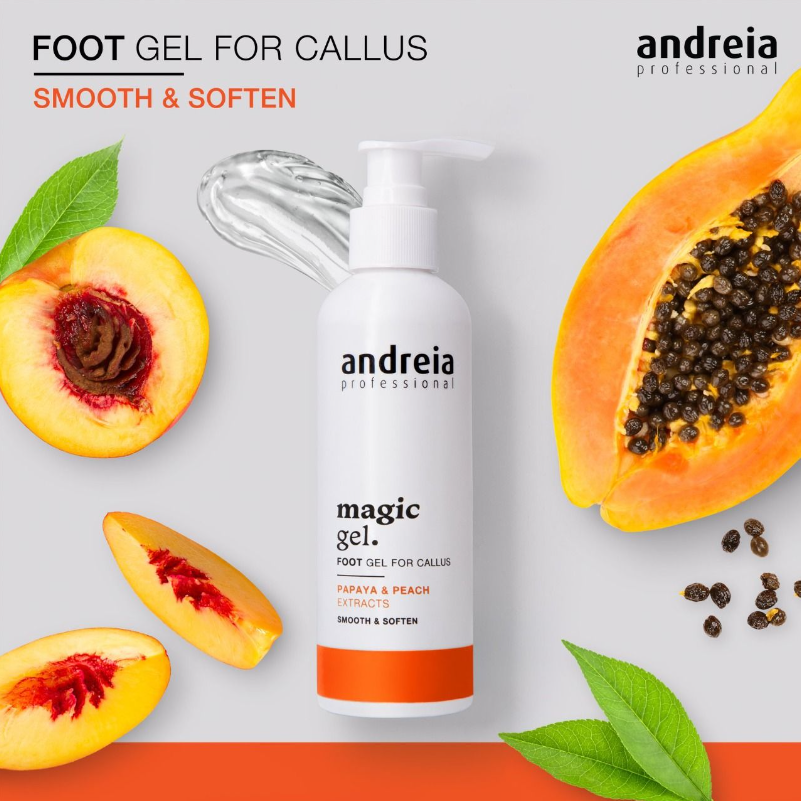 Andreia Professional Magic Gel - Voetgel voor Eeltplekken - met Papaya en Perzikken Extract