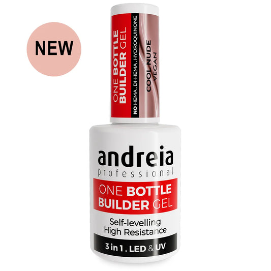 Andreia BIAB - One Bottle Builder Gel 3 in 1 - Lage Viscositeit - Cool Nude - 14ml