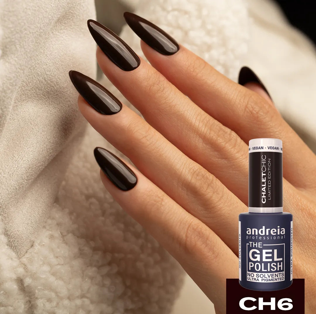 Andreia Gellak - The Gel Polish - Chalet Chic - Donkerbruin CH6 - Vegan - 10,5ml