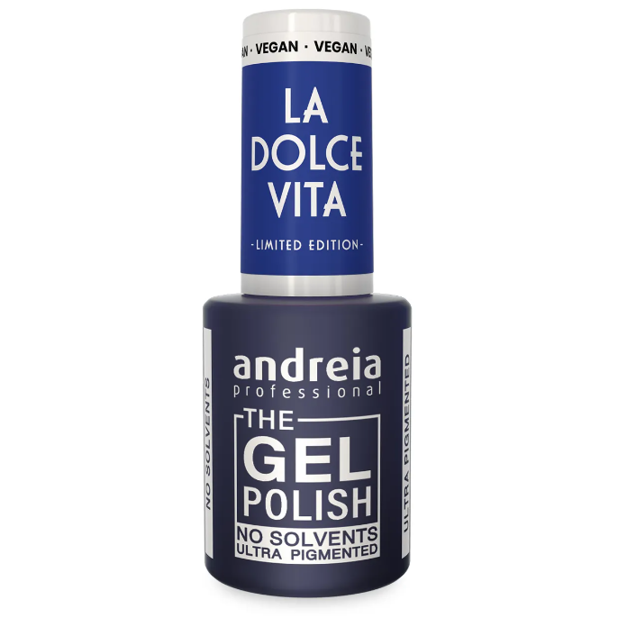 Andreia Gellak - The Gel Polish - La Dolce Vita - Koningsblauw DV2 - Vegan - 10,5ml