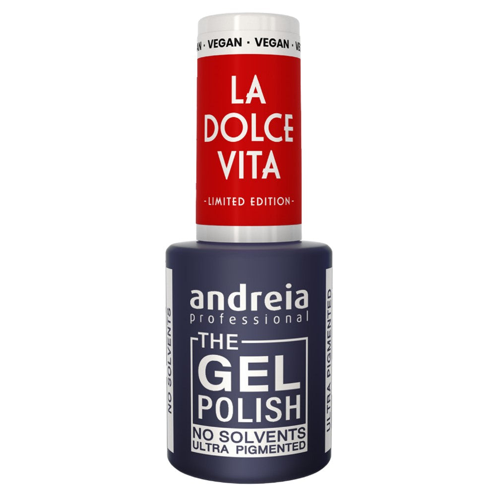 Andreia Gellak - The Gel Polish - La Dolce Vita - Knal rood  DV3 - Vegan - 10,5ml