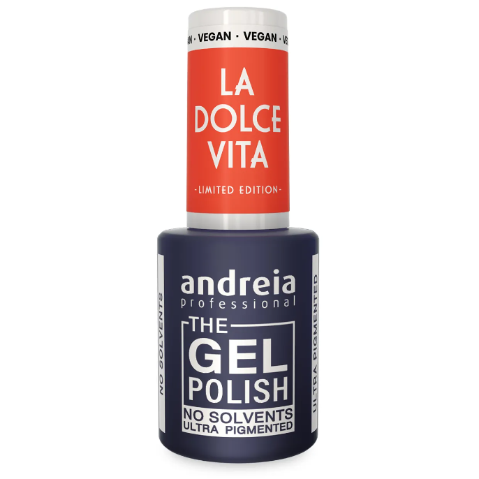 Andreia Gellak - The Gel Polish - La Dolce Vita - Oranje DV6 - Vegan - 10,5ml