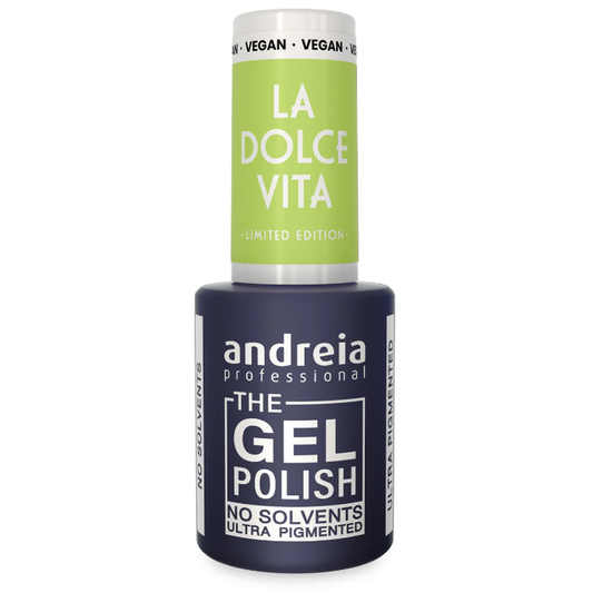 Andreia Gellak - The Gel Polish - La Dolce Vita - Limoengroen DV1 - Vegan - 10,5ml