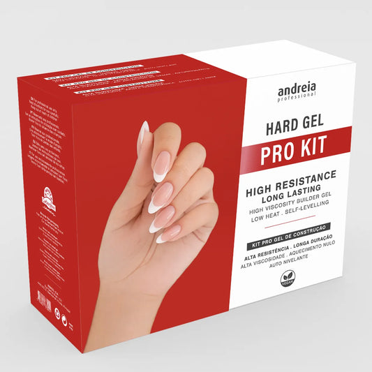 Andreia Hard Gel Pro Kit - Set van 9 - Kleur Wit