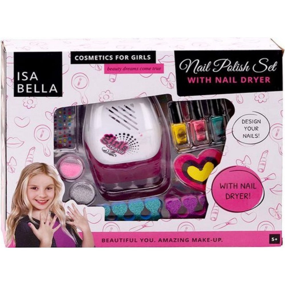 Gellak Set met nageldroger van Isabella - 4 Kids