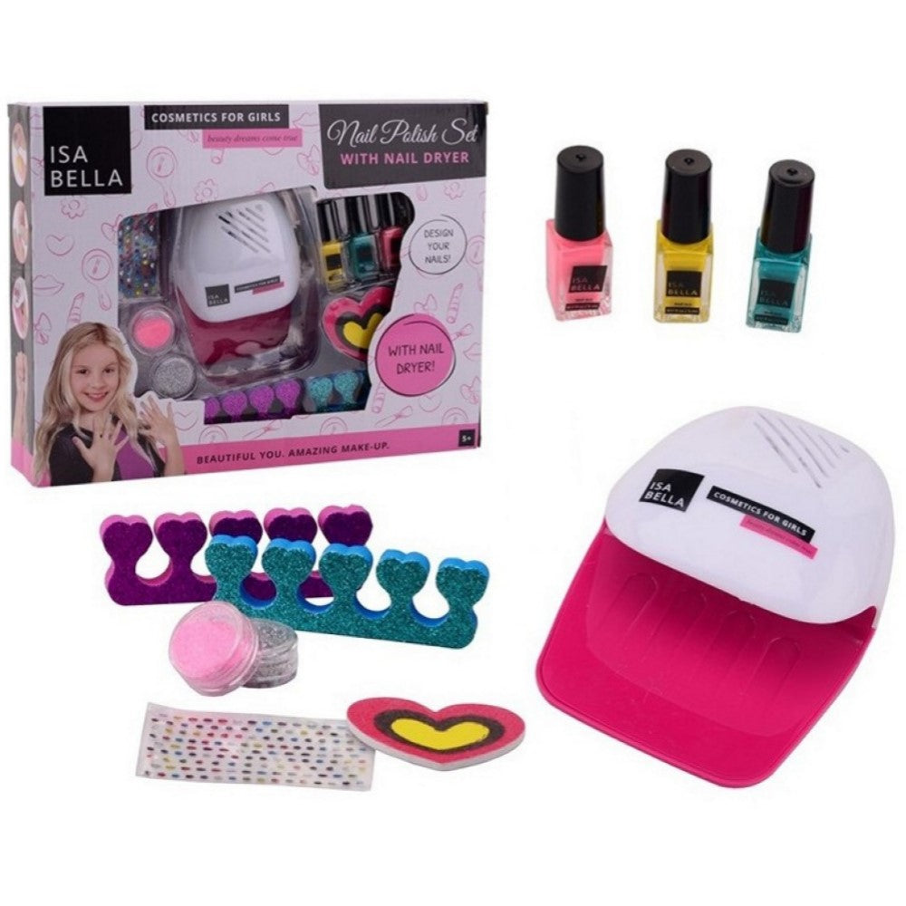 Gellak Set met nageldroger van Isabella - 4 Kids