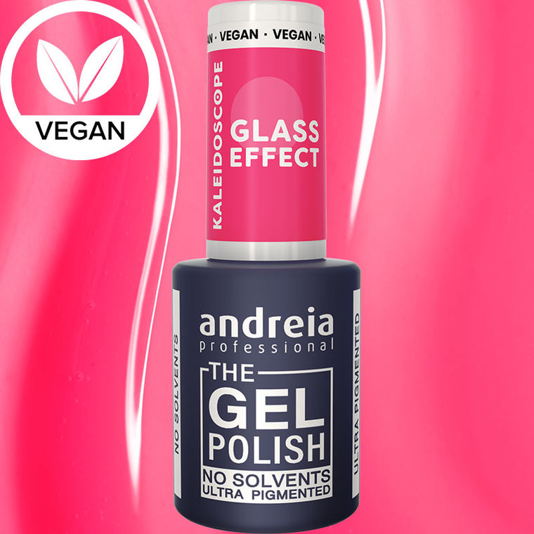 The Gel Polish Gellak - Andreia Professional - Glass Effect Collection - Set van 6 kleuren - Vegan