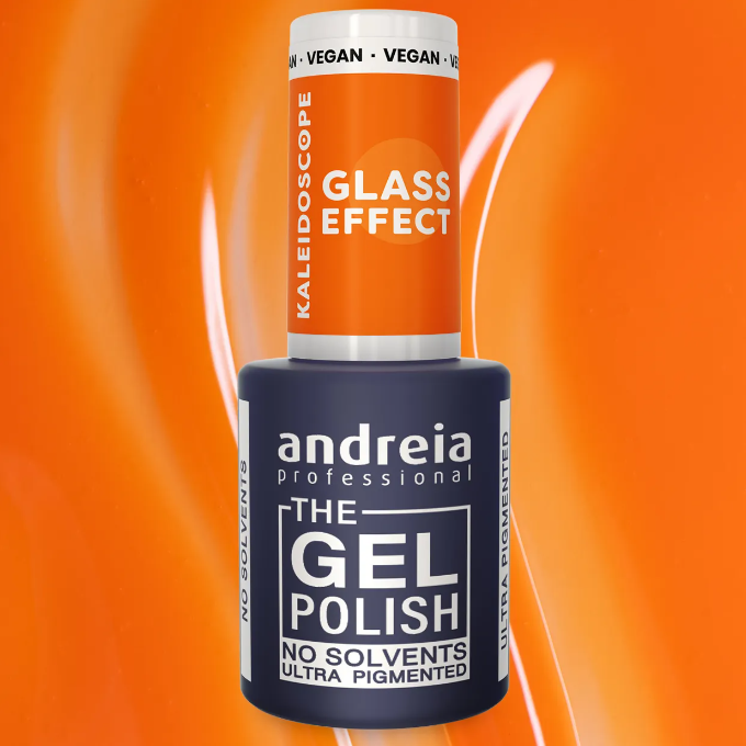 The Gel Polish Gellak - Andreia Professional - Glass Effect Collection - Set van 6 kleuren - Vegan