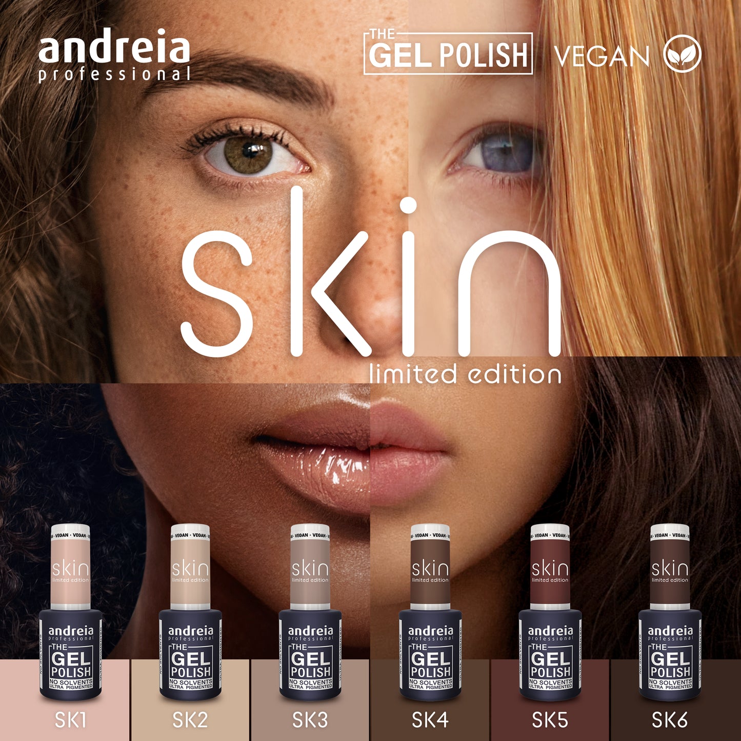 Andreia Gellak - The Gel Polish - Roze Nude SK1- Vegan - 10,5ml