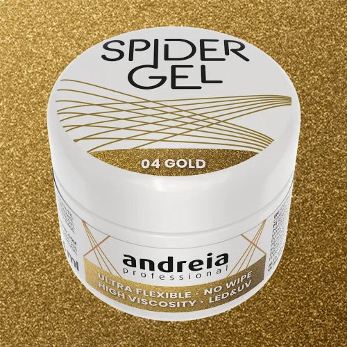 Andreia Professional - Spider Gel - Nail Art - Goud 04 - Vegan