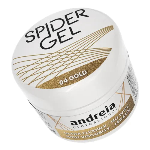 Andreia Professional - Spider Gel - Nail Art - Goud 04 - Vegan