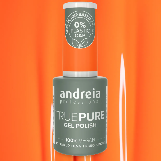 Andreia Gellak - True Pure - NEONORANJE T15 - Vegan - HEMA vrij - 10,5ml