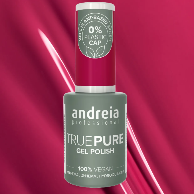 Andreia Gellak - True Pure - DONKERROZE T24- Vegan - HEMA vrij - 10,5ml