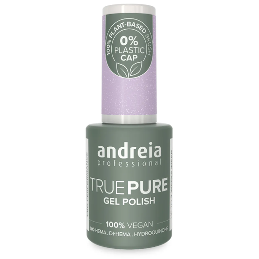 Andreia Gellak - True Pure - LAVENDELPAARS METALLIC GLITTER T50 - Vegan - HEMA vrij - 10,5ml