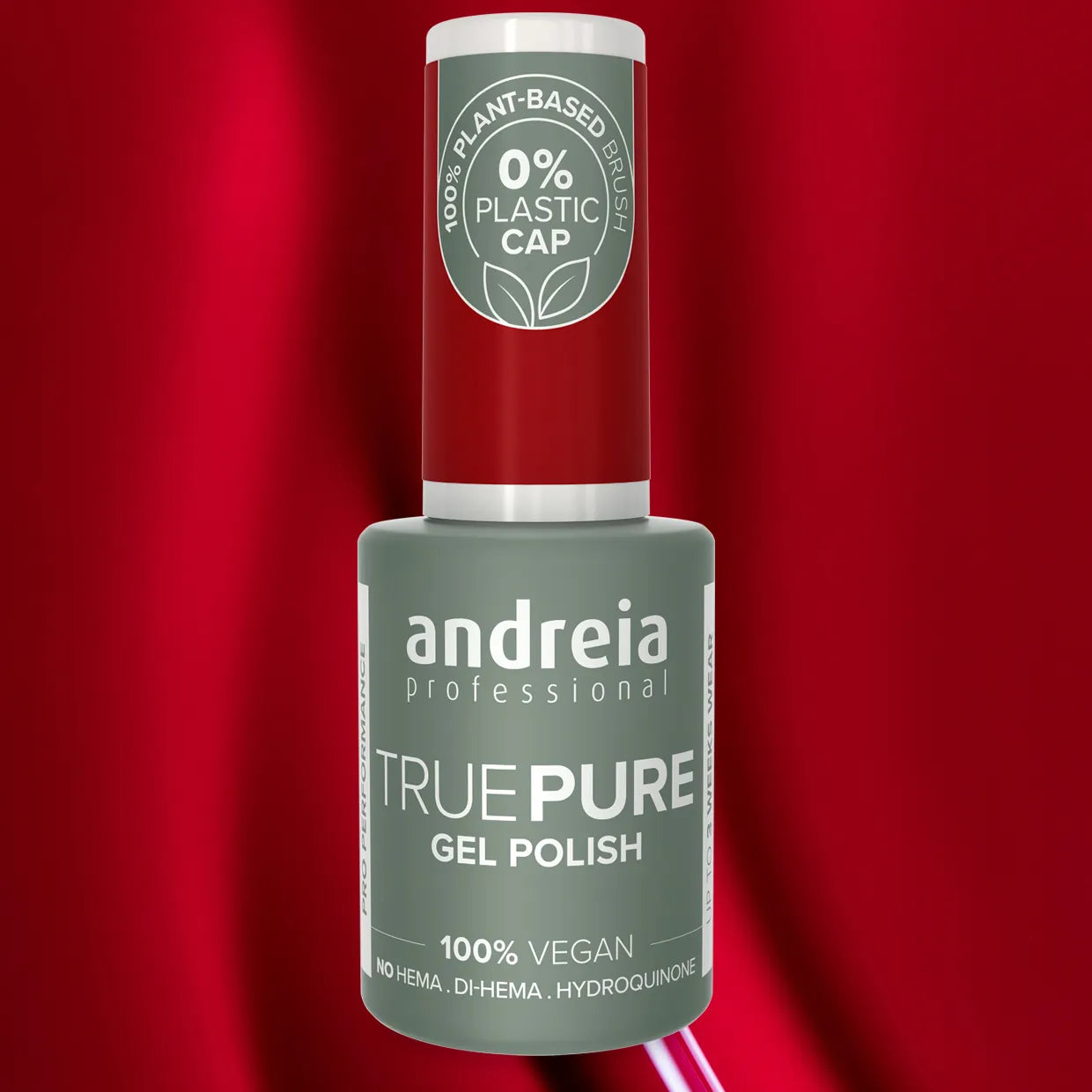 Andreia Gellak - True Pure - DONKERROOD T38- Vegan - HEMA vrij - 10,5ml