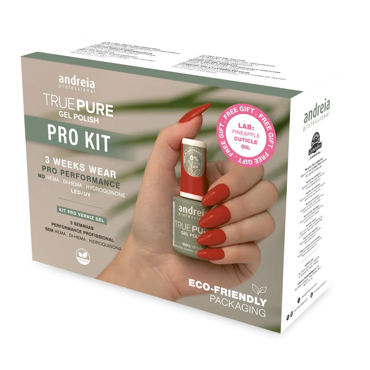 Andreia True Pure Pro Kit - Set van 8 - Kleur T37 ROOD